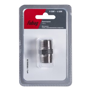 FUBAG Переходник 1/2 дюйма M на 1/2 дюйма М, блистер 1 шт