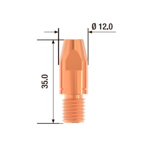 FUBAG Контактный наконечник M10х35 мм CuCrZr D=1.4 мм (25 шт.) в Астрахани фото