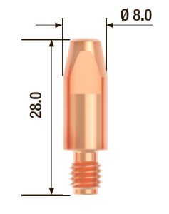 FUBAG Контактный наконечник M6 X 28мм ECU1.2мм/.045 дюйма (10 шт.) в Астрахани фото