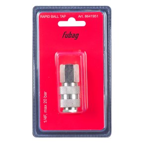 FUBAG Разъемное соединение рапид (муфта), 1/4 дюйма F, внутр. резьба, блистер 1 шт