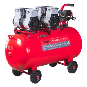 Компрессор воздушный безмасляный малошумный FUBAG OLS 500/100 CM2х2