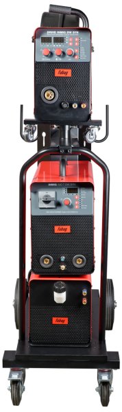 Сварочный полуавтомат INMIG 500T DW SYN + Подающий механизм DRIVE INMIG DW SYN + Шланг-пакет 5 м + Горелка FB 500 3 м + Блок жидкостного охлаждения + Тележка в Астрахани фото