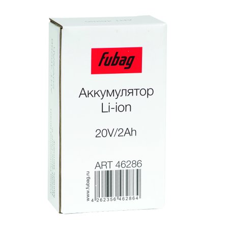 Аккумуляторная батарея FLI5S1P1202 Li-ion к бензиновым газонокосилкам FUBAG с электростартером и минирайдеру (20V/2Ah) в Астрахани фото