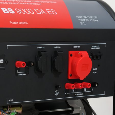 Бензиновый генератор FUBAG BS 9000 DA ES (трехфазный) с электростартером и коннектором автоматики в Астрахани фото