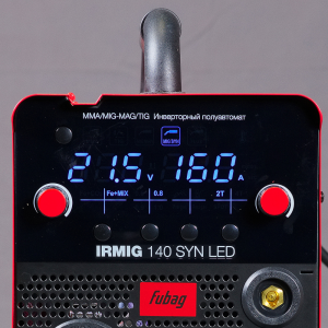 Сварочный полуавтомат FUBAG IRMIG 140 SYN LED с горелкой 150 А в комплекте в Астрахани фото
