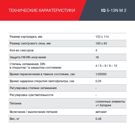  Маска сварщика Хамелеон с регулирующимся фильтром FUBAG IQ 5-13N M 2 в Астрахани фото