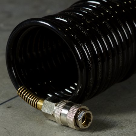 Шланг спиральный FUBAG с фитингами рапид, нейлон, 10 бар, 6 x 8 мм, 15 м в Астрахани фото