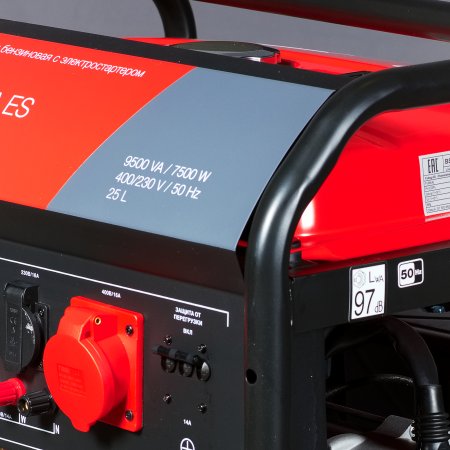 Бензиновый генератор FUBAG BS 8000 DA ES (трехфазный) с электростартером и коннектором автоматики в Астрахани фото