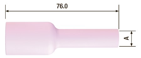 FUBAG Сопло керамическое для газовой линзы №5L ф8 FB TIG 17-18-26 (2 шт.) в Астрахани фото