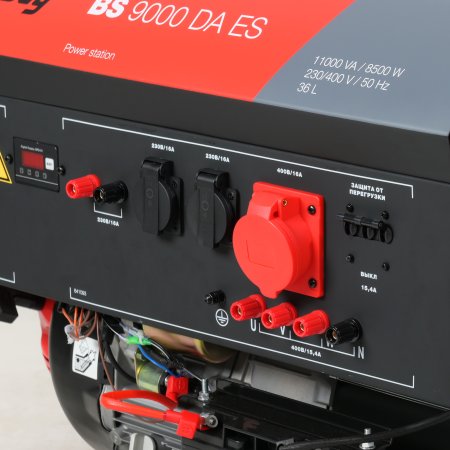 Бензиновый генератор FUBAG BS 9000 DA ES (трехфазный) с электростартером и коннектором автоматики в Астрахани фото