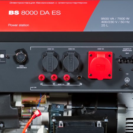 Бензиновый генератор FUBAG BS 8000 DA ES (трехфазный) с электростартером и коннектором автоматики в Астрахани фото