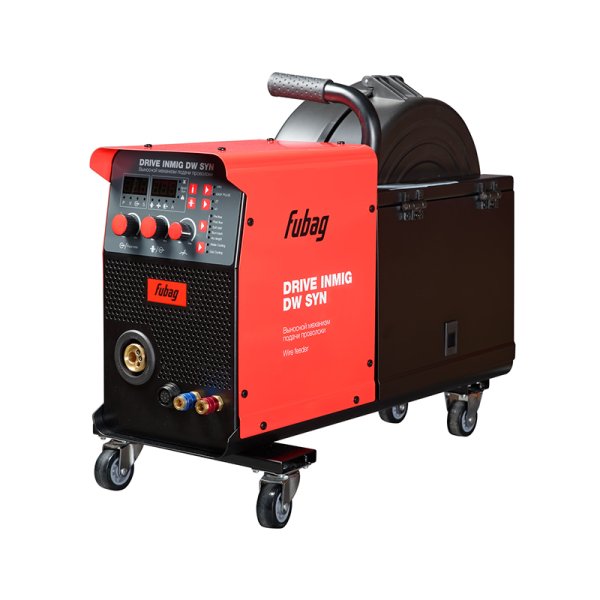 Полуавтомат сварочный FUBAG INMIG 500T DW SYN + подающий механизм DRIVE INMIG DW SYN + шланг-пакет 5 метров 70 мм2 14 pol с жидкостным охлаждением для INMIG 500T DW SYN + горелка FB 500 3m + блок жидкостного охлаждения Cool 70 + тележка для аппаратов в Астрахани фото