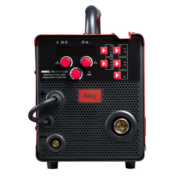 Полуавтомат сварочный инверторный FUBAG IRMIG 188 SYN PLUS c горелкой FB 150 3 м в Астрахани фото