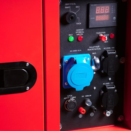 Дизельный генератор FUBAG DS 6500 AC ES с электростартером и коннектором автоматики (кожух) в Астрахани фото