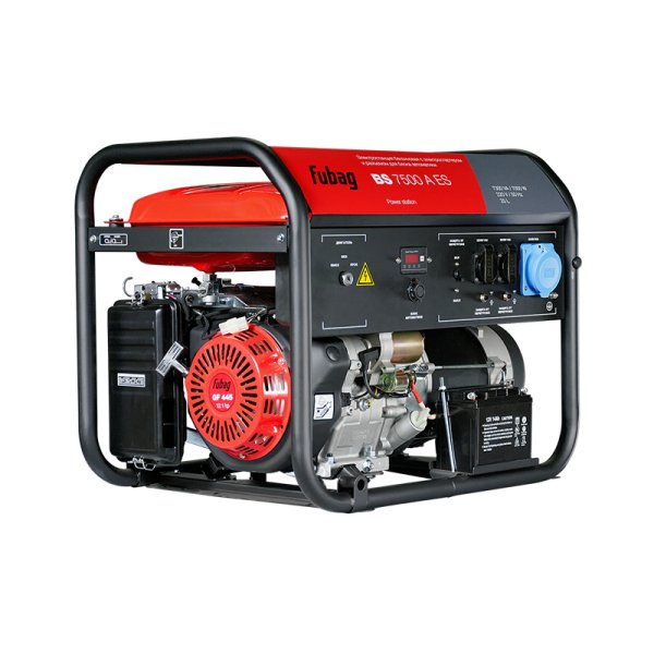 Электростанция бензиновая FUBAG BS 7500 A ES с электростартером и коннектором автоматики + Блок автоматики Startmaster BS 11500 D (400V) в ПОДАРОК в Астрахани фото