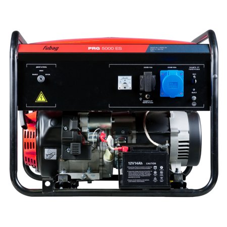 Бензиновый генератор с электростартером FUBAG PRG 5000 ES + Комплект колес и ручек для электростанций в ПОДАРОК в Астрахани фото