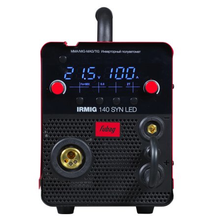Полуавтомат сварочный инверторный FUBAG IRMIG 140 SYN LED с горелкой 150 А в комплекте в Астрахани фото