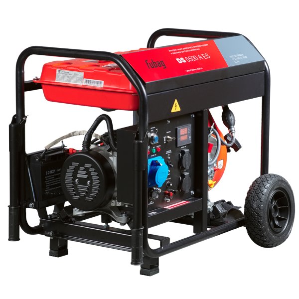 FUBAG Дизельный генератор с электростартером и коннектором автоматики DS 5500 A ES + Пусковое устройство DRIVE 600 в ПОДАРОК! в Астрахани фото