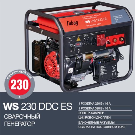 FUBAG Сварочный бензиновый генератор WS 230 DDC ES в Астрахани фото
