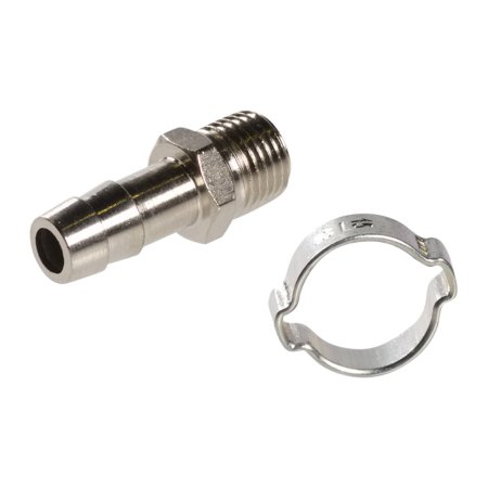 FUBAG Переходник 1/4 дюйма М на елочку 10мм с обжимным кольцом  15Х18мм, блистер 1 шт в Астрахани фото