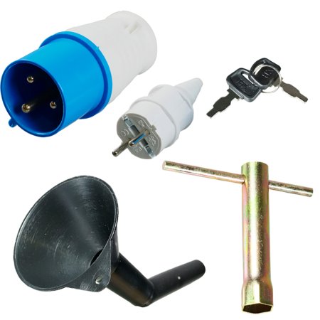 Бензиновый генератор с электростартером FUBAG PRG 5000 ES + Комплект колес и ручек для электростанций в ПОДАРОК в Астрахани фото