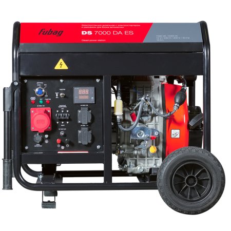 FUBAG Дизельный генератор (3-фазный) с электростартером и коннектором автоматики DS 7000 DA ES + Блок автоматики Startmaster DS 25000 D (400V) в ПОДАРОК в Астрахани фото