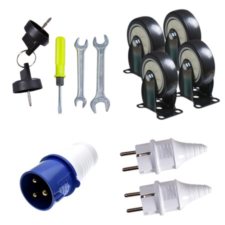 Дизельный генератор FUBAG DS 6500 AC ES с электростартером и коннектором автоматики (кожух) в Астрахани фото