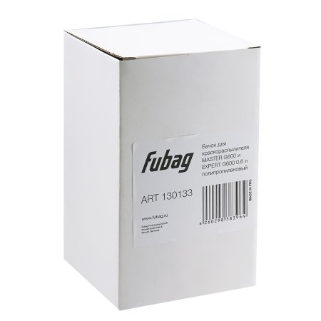 FUBAG Бачок для краскораспылителя MASTER G600 EXPERT G600, 0.6л полипропиленовый в Астрахани фото