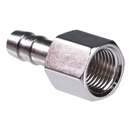 FUBAG Переходник 1/4 дюйма F на елочку 8мм с обжимным кольцом  11Х13мм, блистер 1 шт в Астрахани фото